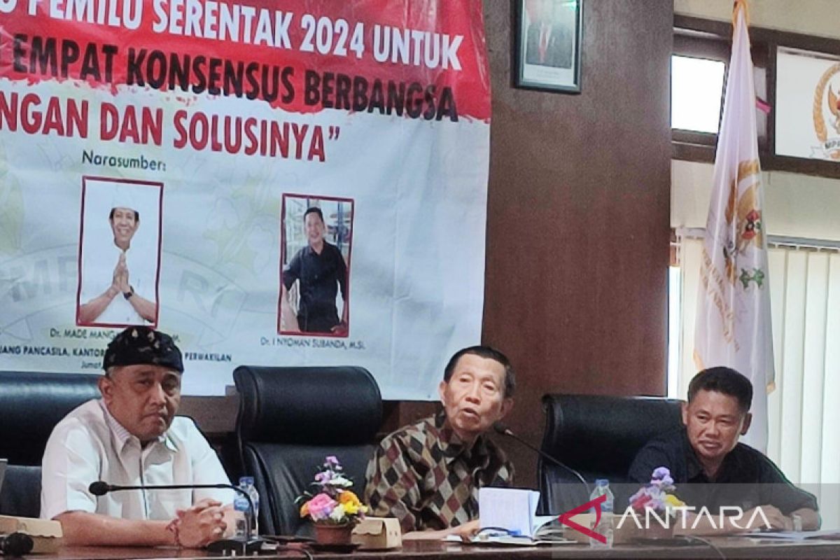 Anggota MPR ajak masyarakat Bali perkuat komitmen kebangsaan hadapi pemilu