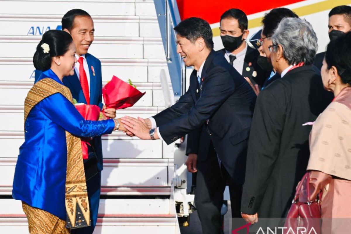 Presiden Jokowi tiba di Hiroshima Jepang untuk hadiri KTT G7