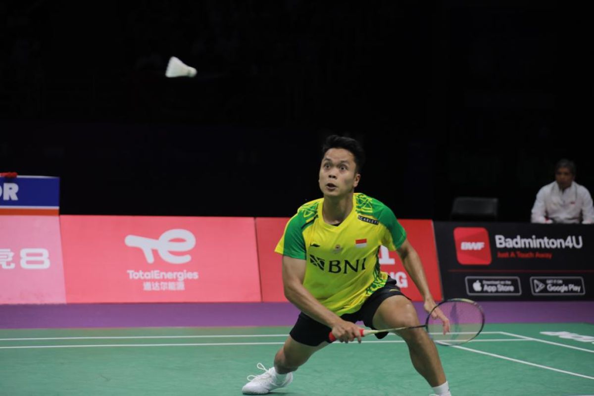 Indonesia belum bisa bangkit pada partai kedua lewat aksi Ginting