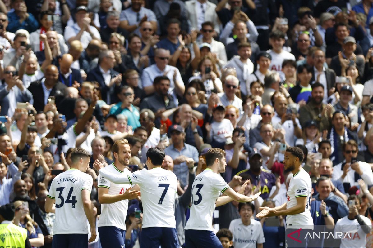 Tottenham raih kemenangan 4-1 atas Leeds United, finis di posisi ke-8 klasemen