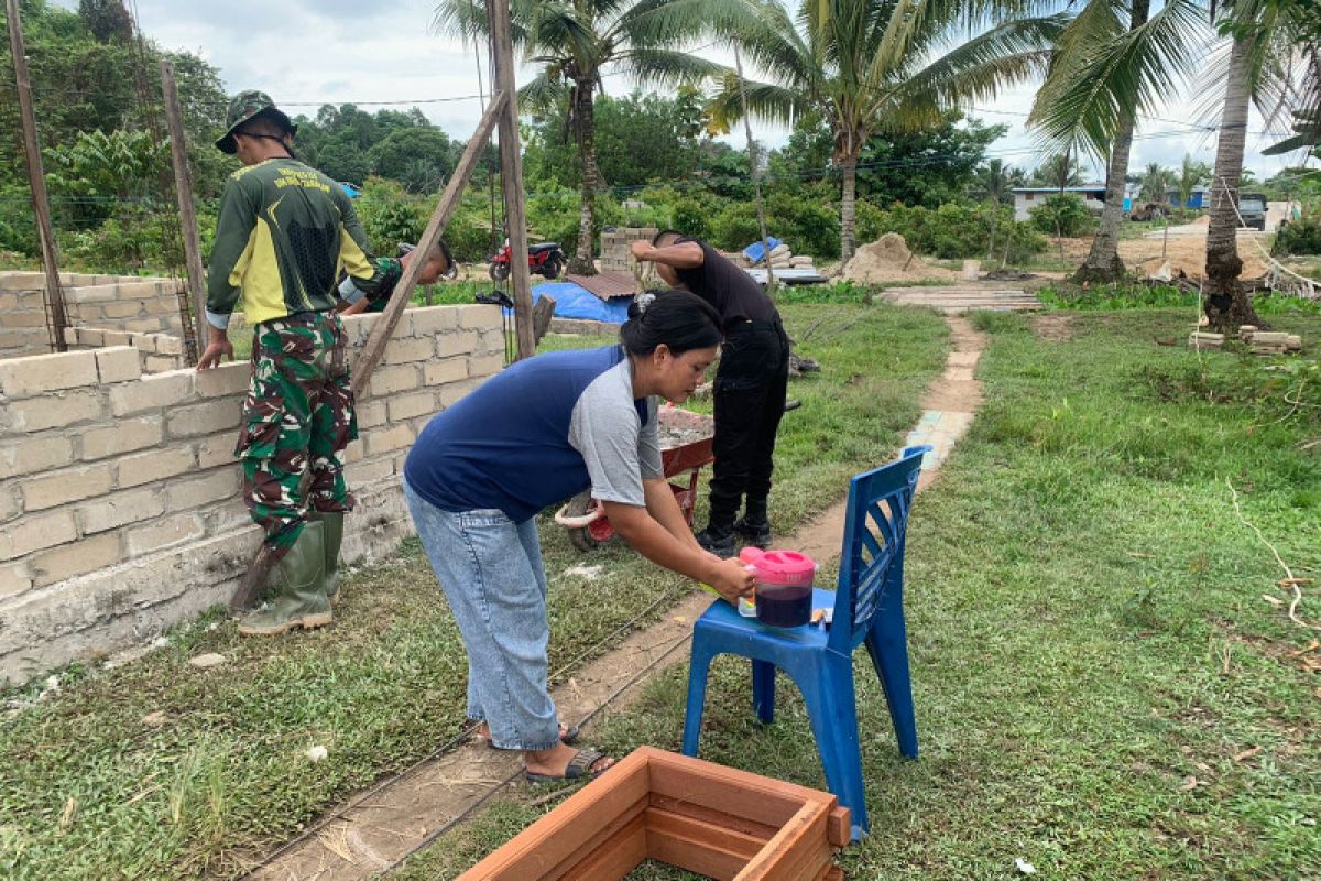 Warga siapkan logistik untuk satgas TMMD di Tarakan