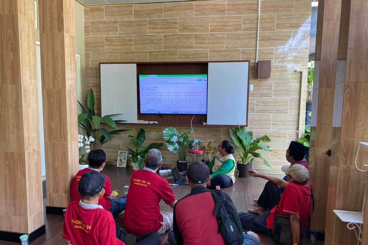 Puluhan kader lingkungan Jambangan studi ke Kampung Edukasi Sampah Sidoarjo