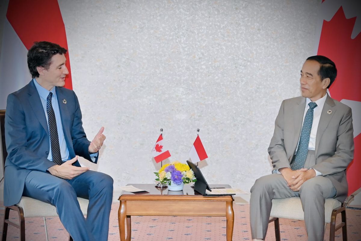 Jokowi, PM Trudeau discuss economic cooperation, situation in Myanmar