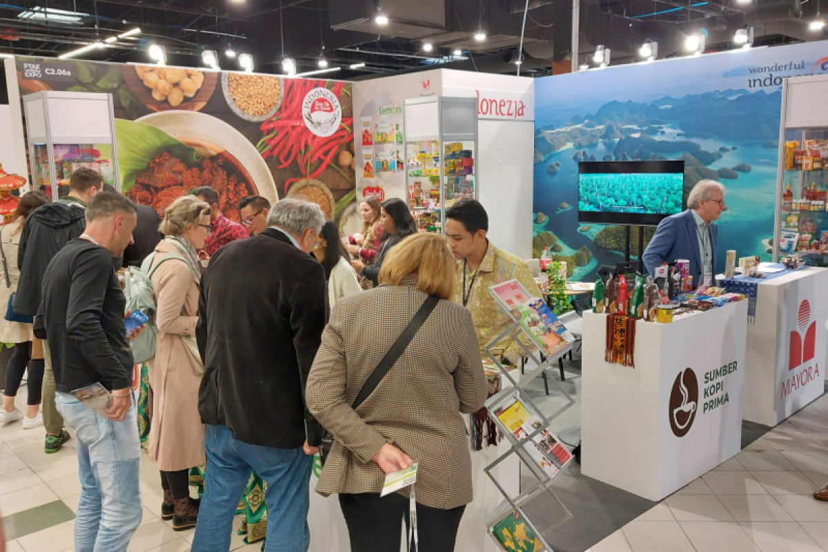 KBRI Warsawa pamerkan produk Indonesia di Warsaw Food Expo