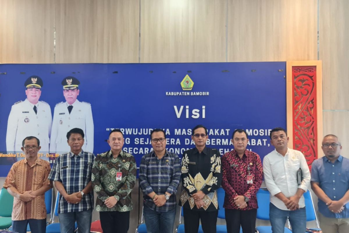 Balai Pemdes Lampung kunjungan ke Kabupaten Samosir dalam rangka IKP aparatur desa