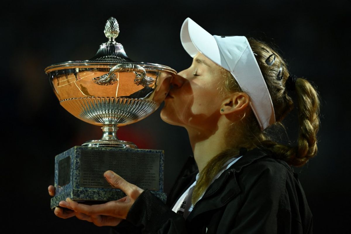 Rybakina incar gelar Grand Slam di Roland Garros usai juara di Italia Open