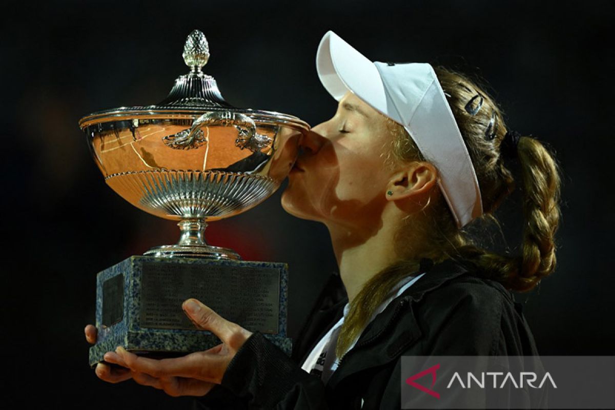 Juara di Roma, Rybakina kini incar gelar Grand Slam di Roland Garros