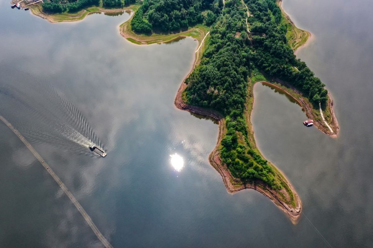 Melihat transformasi hijau di danau buatan terbesar China barat daya