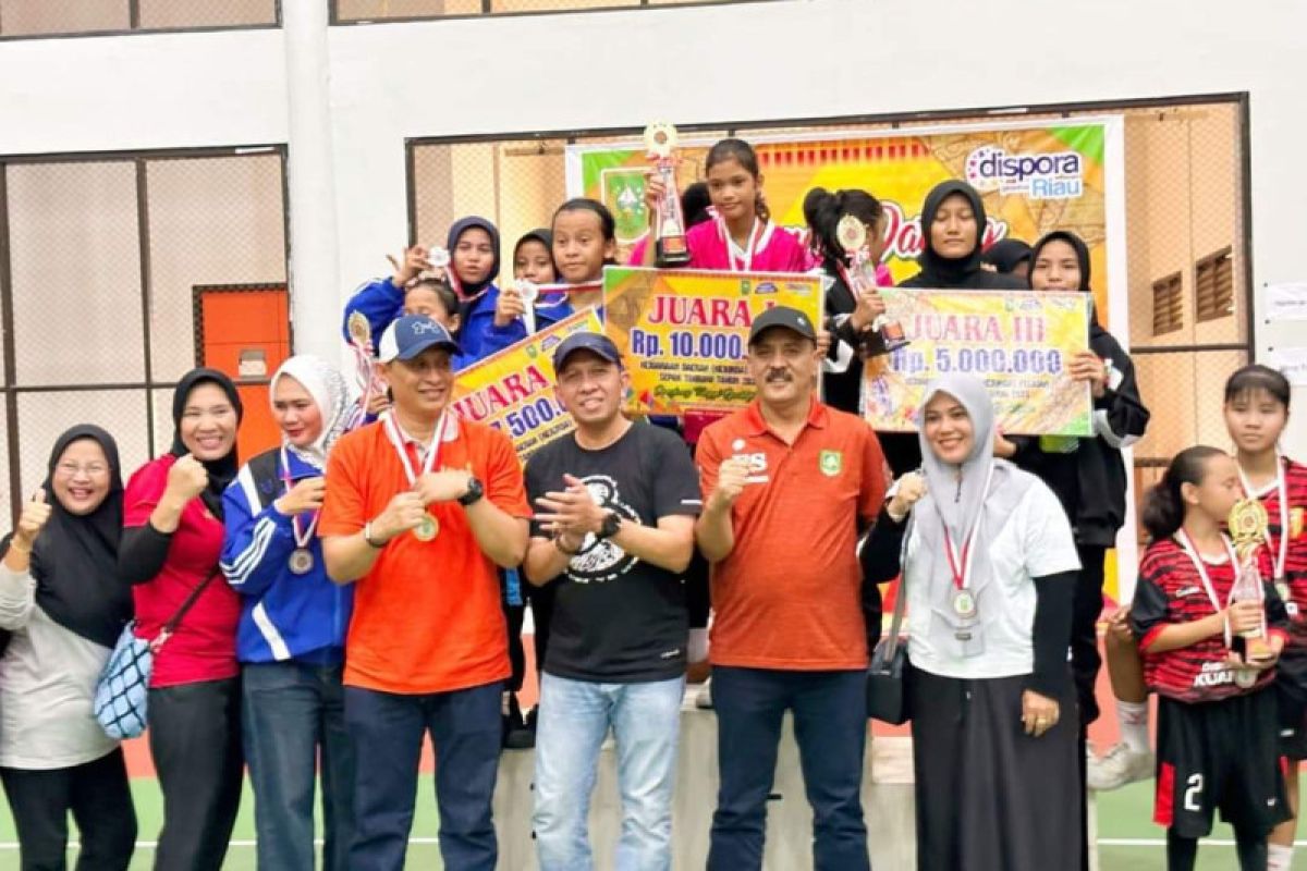 Tim Sepaktakraw Bengkalis juara umum  di Kejurda pelajar