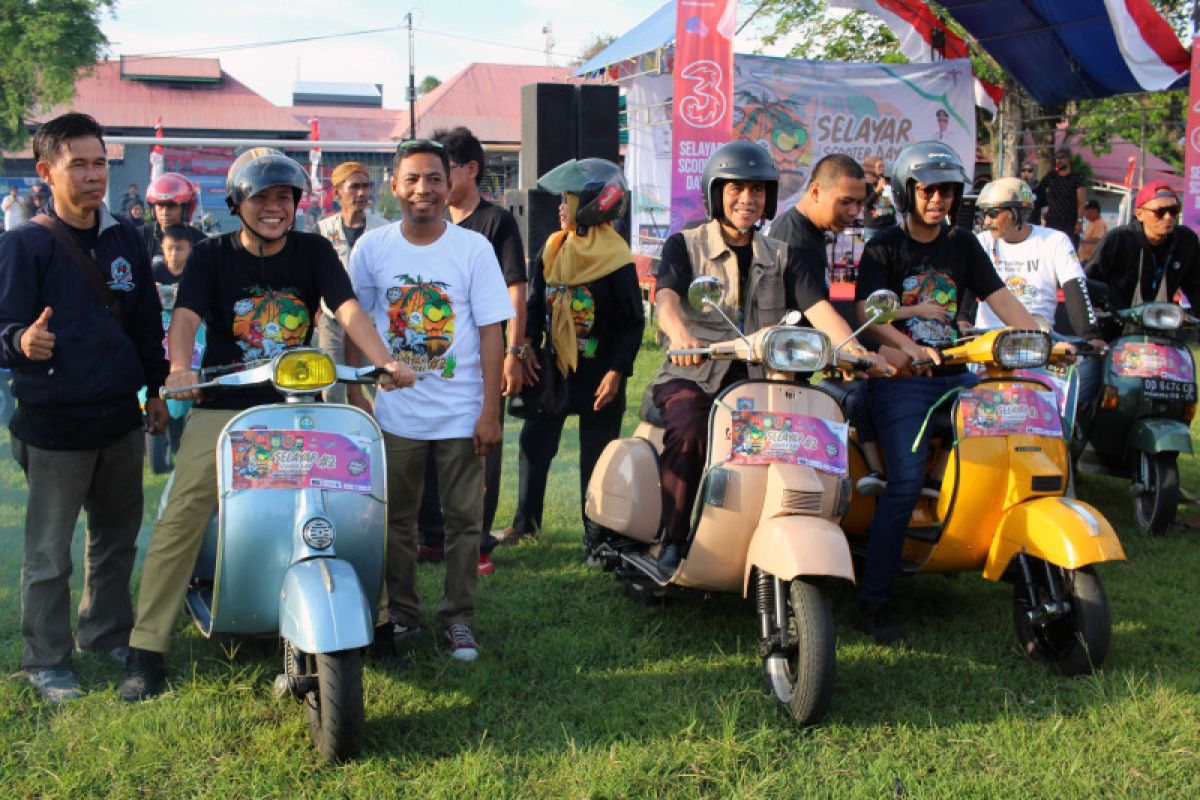 Ribuan scooterist Indonesia eksplorasi keindahan alam Selayar