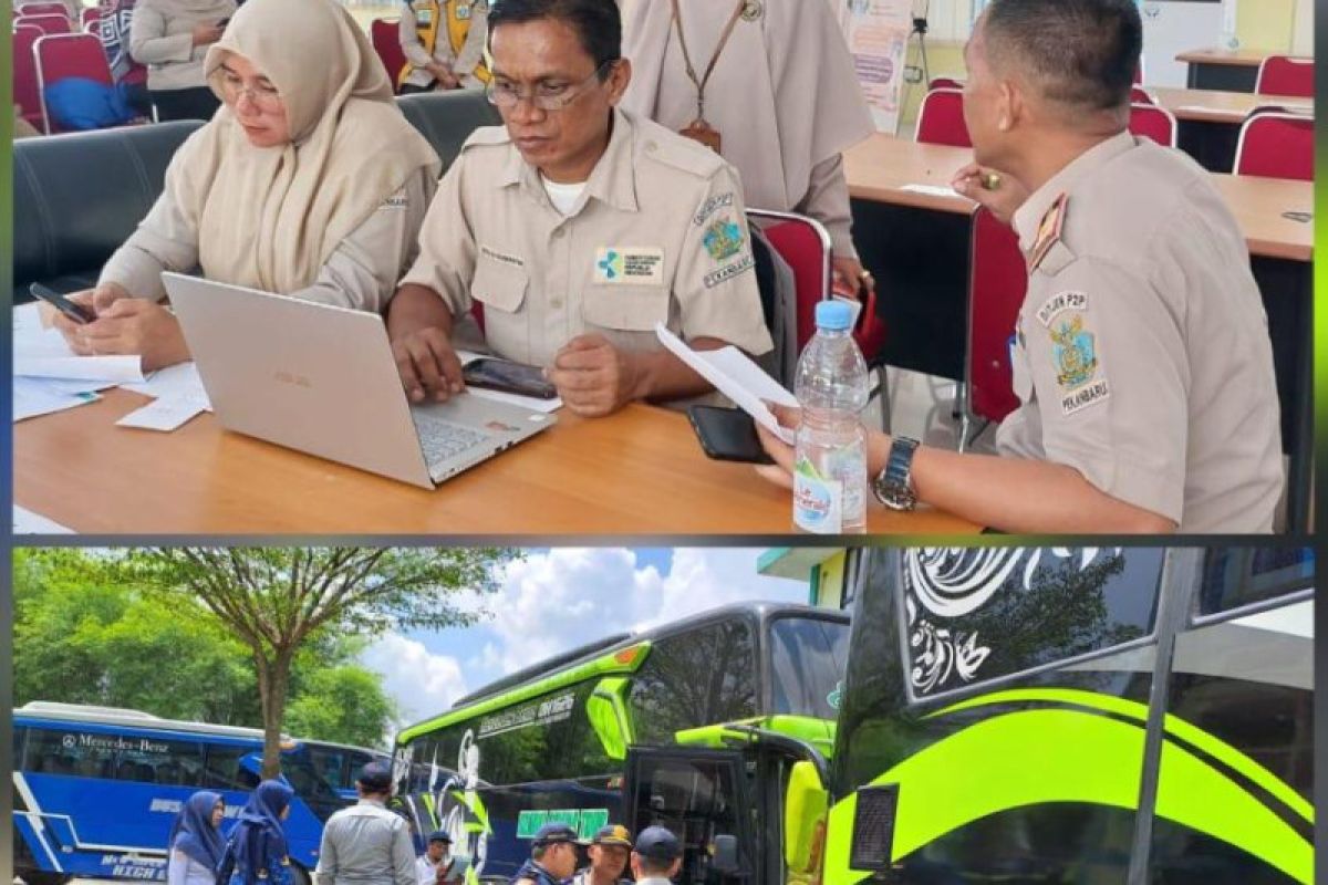 PPIH gelar simulasi kedatangan calon haji di Embarkasi Riau