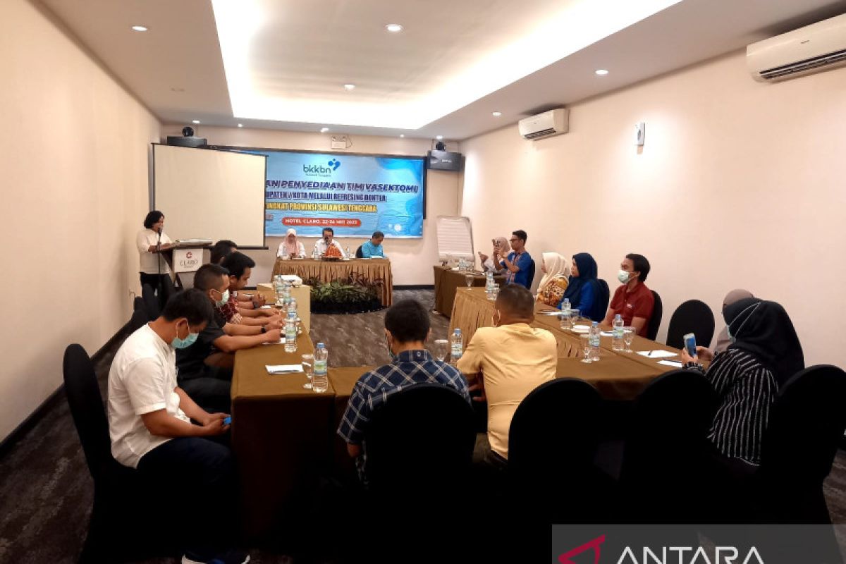 Tingkatkan Jumlah Akseptor Pria, BKKBN Sultra Gelar Pertemuan Penguatan penyediaan Tim Vasektomi