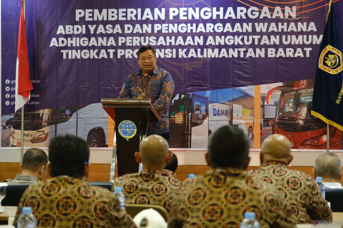 BPTD Kalimantan Barat tekan angka kecelakaan melalui Penghargaan Abdi Yaksa