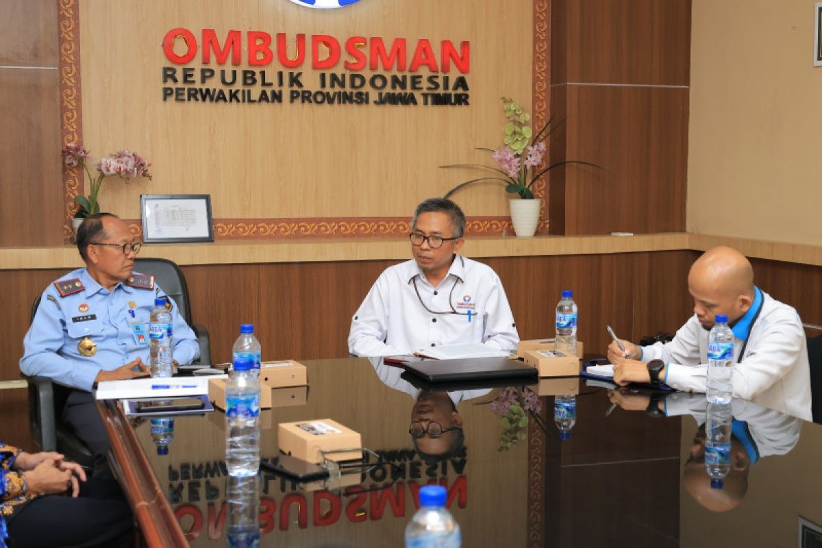 Kanwil Kemenkumham Jatim gandeng Ombudsman optimalkan pengawasan