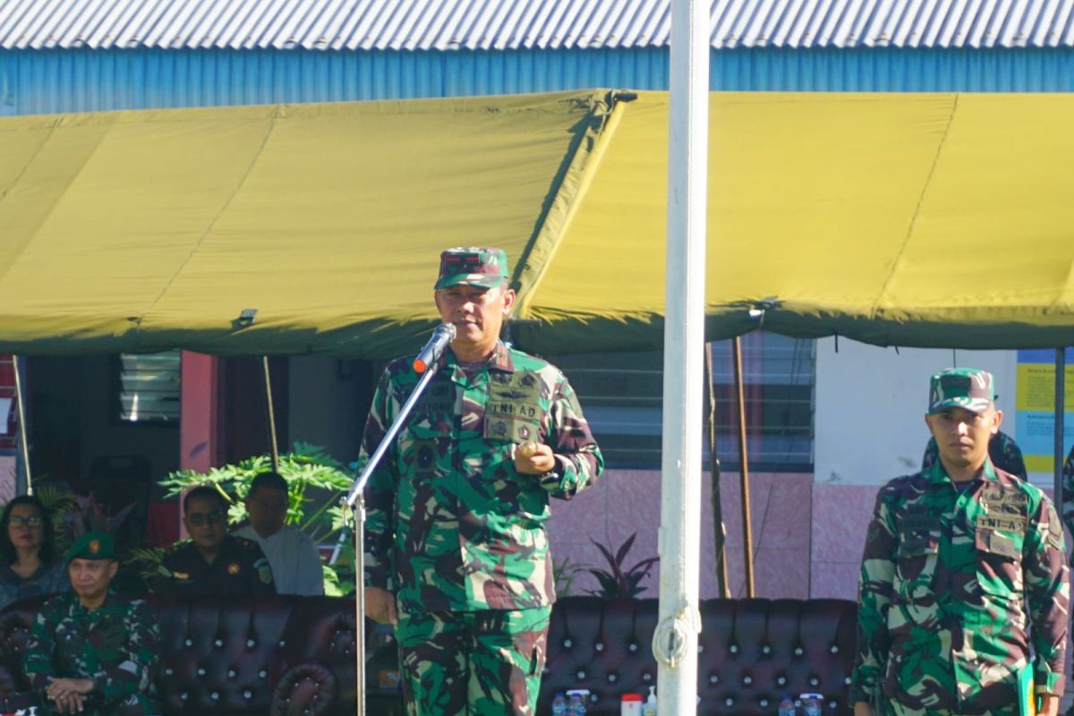 Danrem 131: Serbuan Teritorial TNI mantapkan kemanunggalan TNI-Rakyat