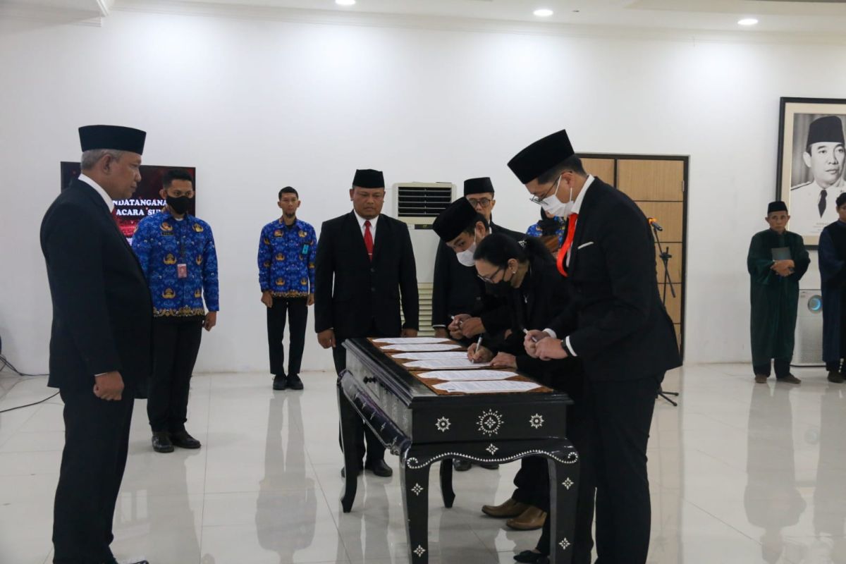 Kakanwil Kemenkumham Banten lantik delapan Notaris pengganti di wilayah kerja Provinsi Banten