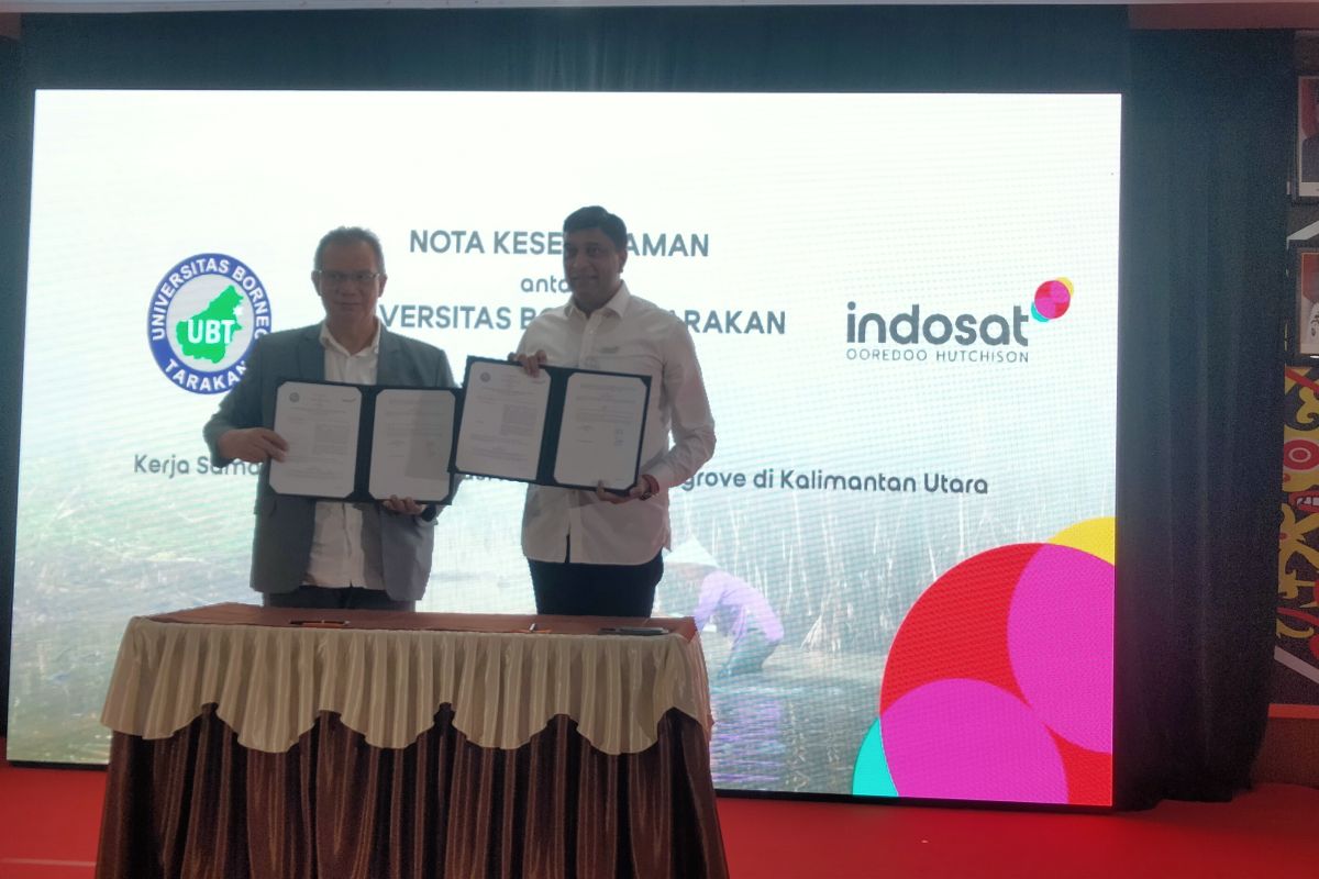Indosat dan GSMA bantu konservasi mangrove  Kaltara