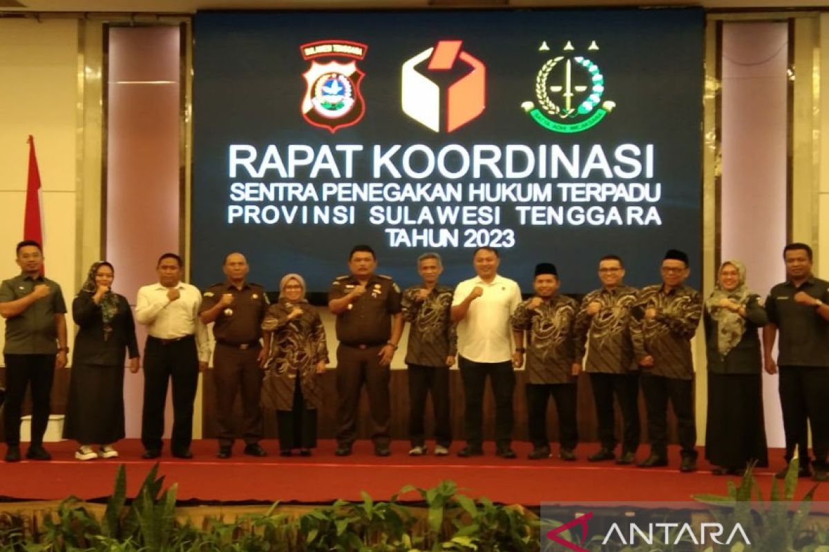 Bawaslu-Polda dan Kejati Sultra sinergi atasi tindak pidana pemilu