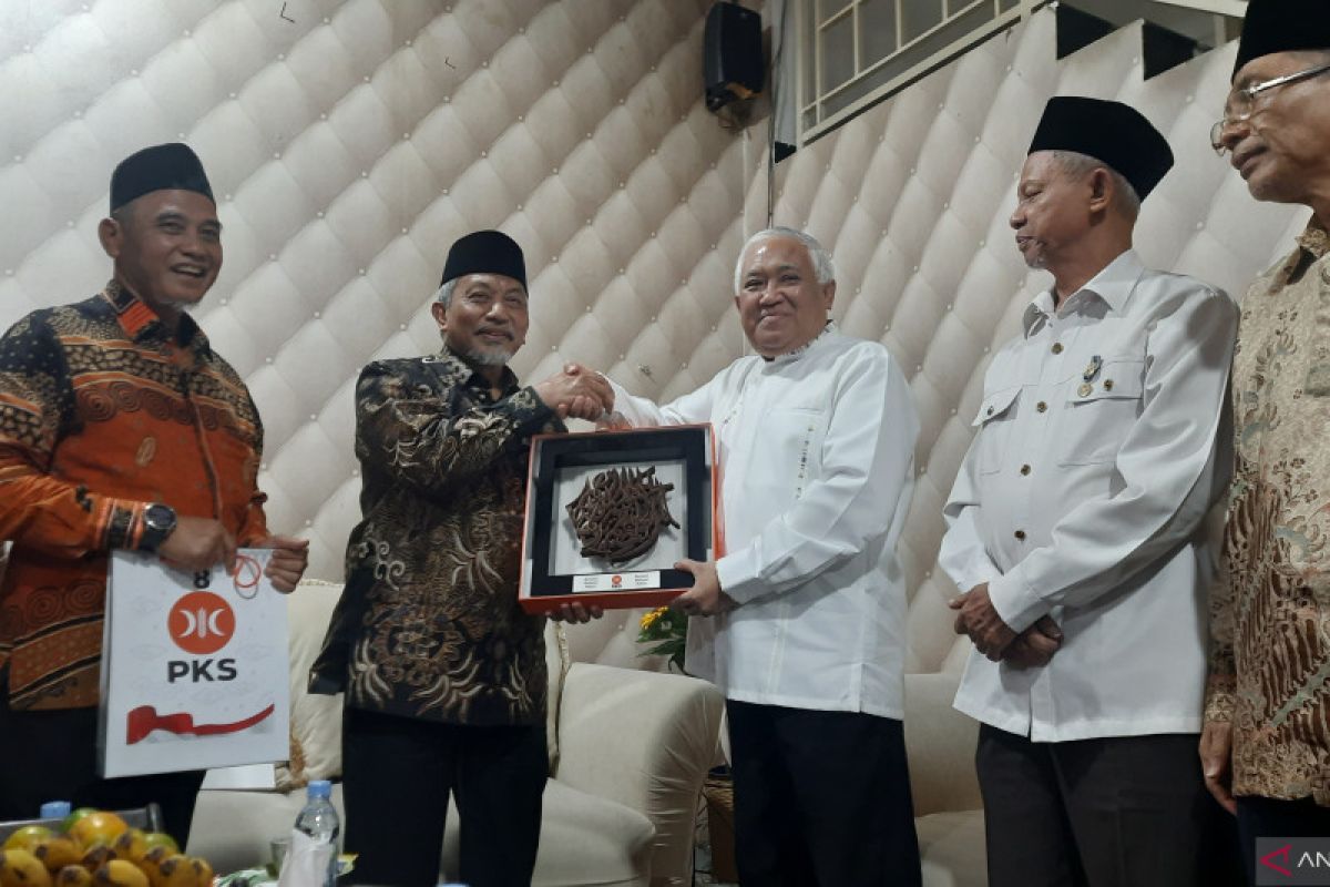 Din Syamsuddin menyinggung pencapresan Anies saat kunjungan Presiden PKS