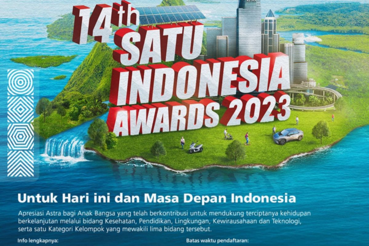 Ayo daftarkan diri sebagai peserta Satu Indonesia Awards 2023