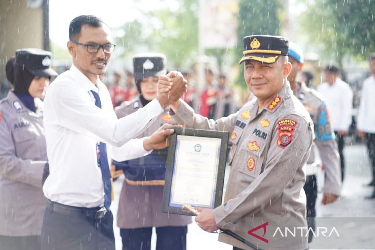 Polresta Banda Aceh raih penghargaan pengungkapan kasus kekerasan anak