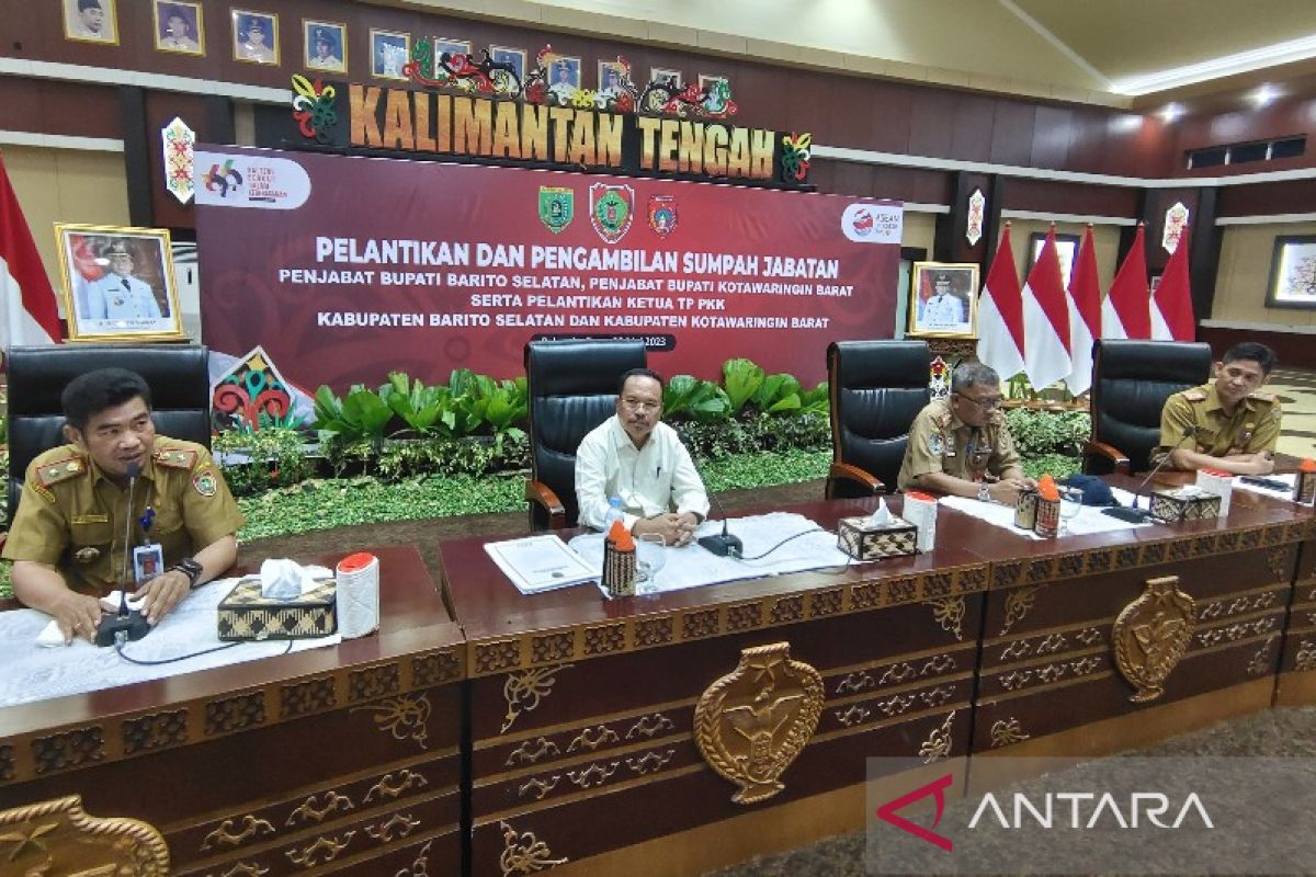 Gubernur Kalteng tunda pelantikan penjabat bupati Barsel dan Kobar