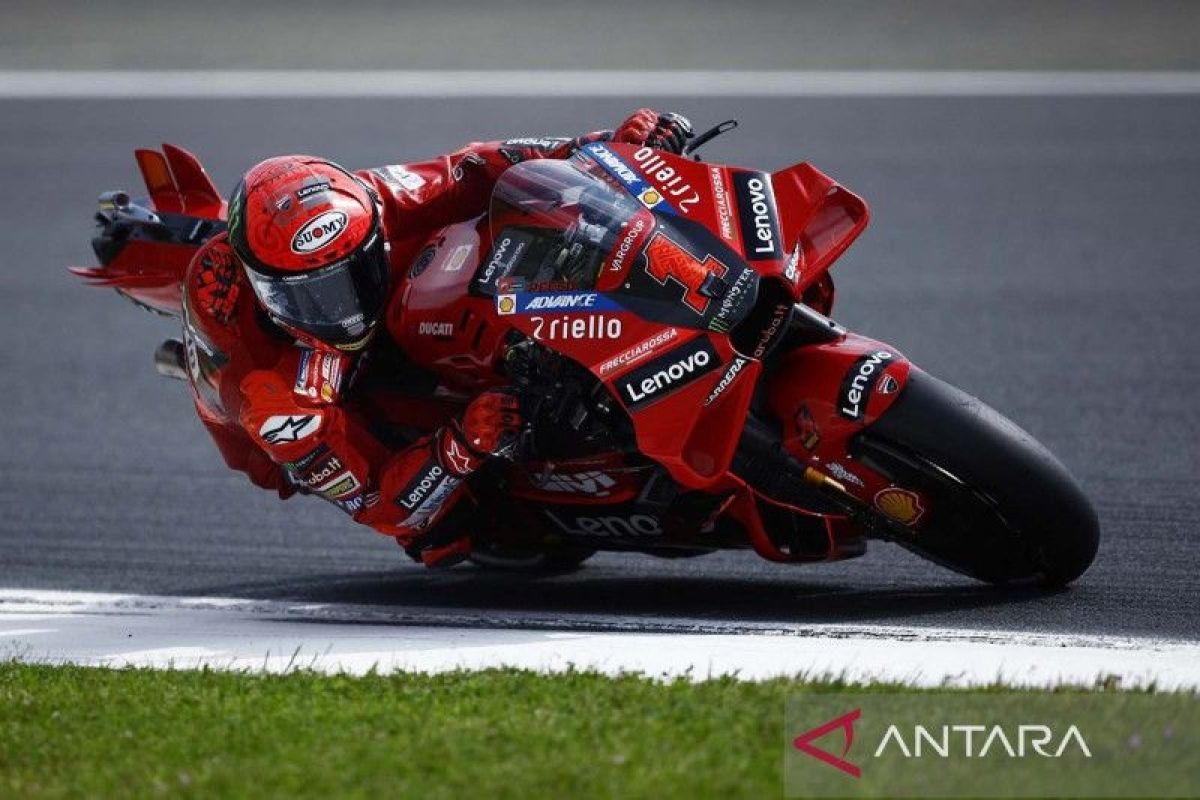 Pebalap Ducati Francesco Bagnaia tetap hadapi MotoGP Italia meski alami cedera