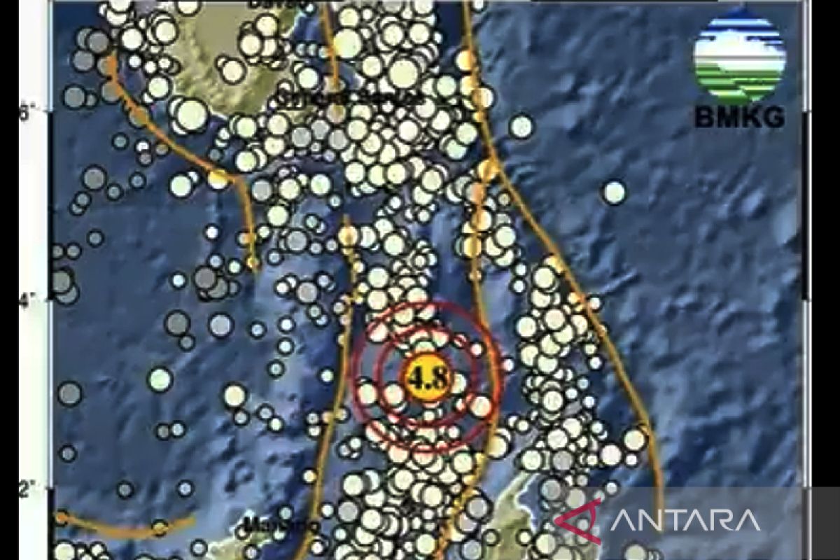 BMKG catat gempa dangkal guncang sejumlah di wilayah Indonesia