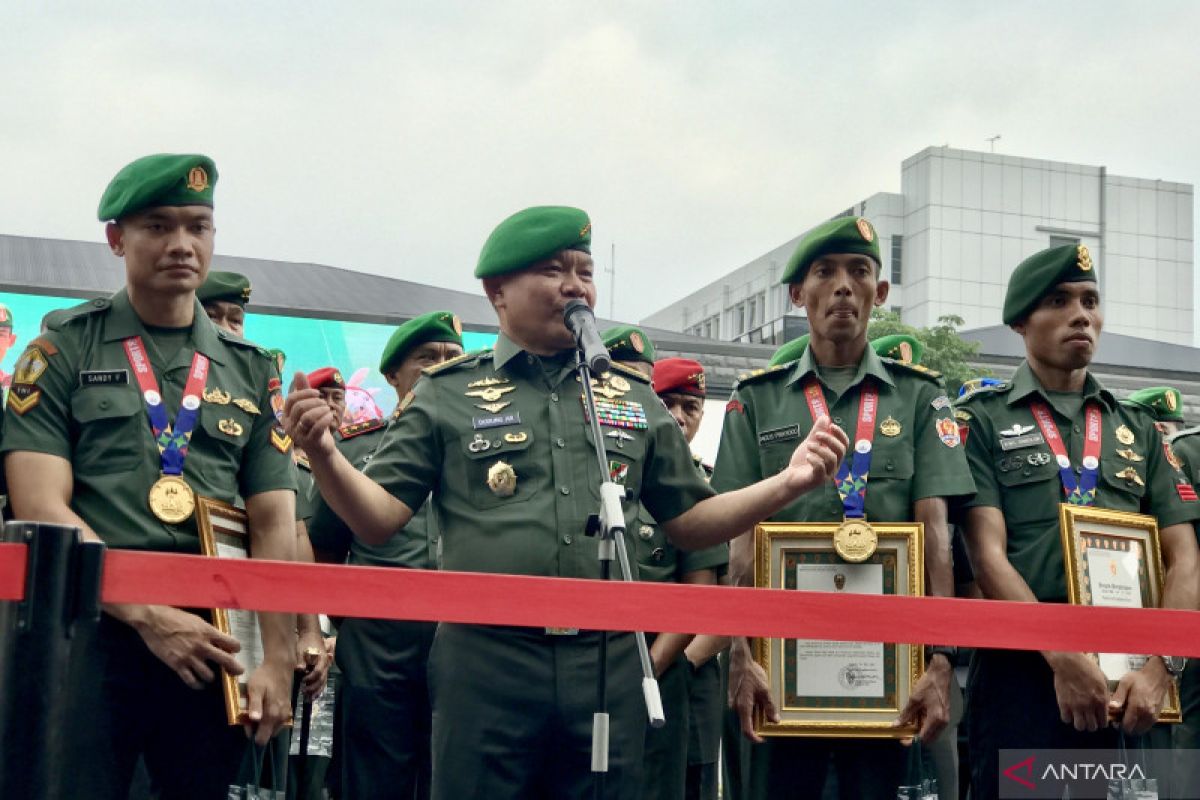 Kasad jamin prajurit TNI AD ikut kontingen SEA Games 2023 lebih cepat naik pangkat