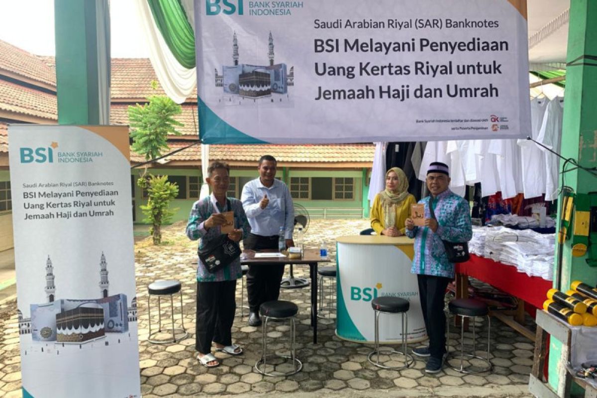 BSI Lampung buka pelayanan penukaran mata uang riyal di asrama haji