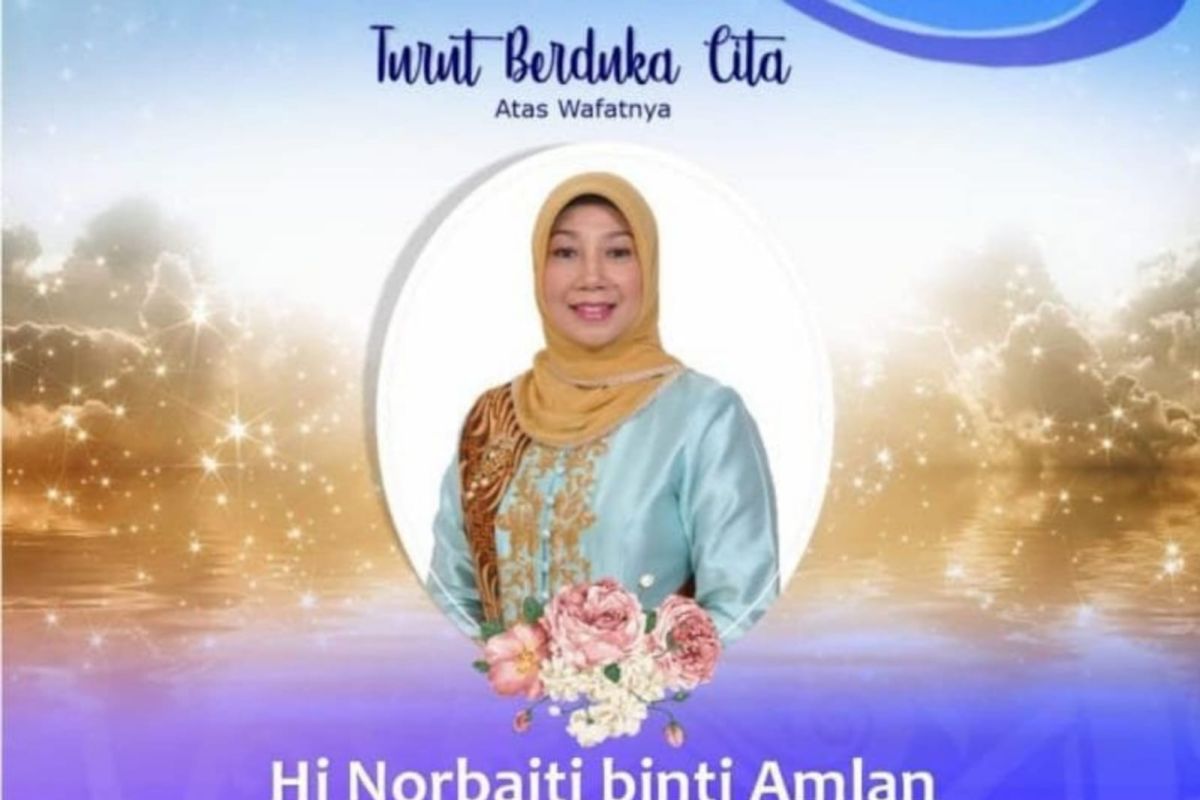 Istri Gubernur Kaltim Norbaiti Isran meninggal dunia