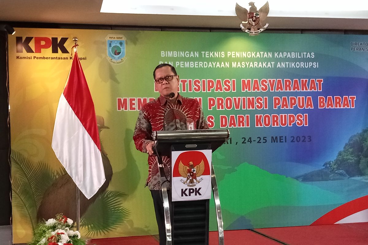 KPK dorong partisipasi masyarakat Papua Barat cegah korupsi