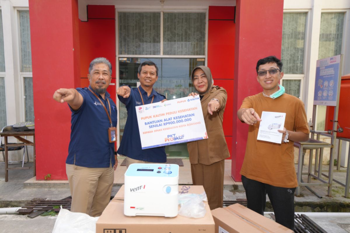 PKT proaktif salurkan bantuan 9 Unit Ventilator CPAP ke Pemkot Bontang