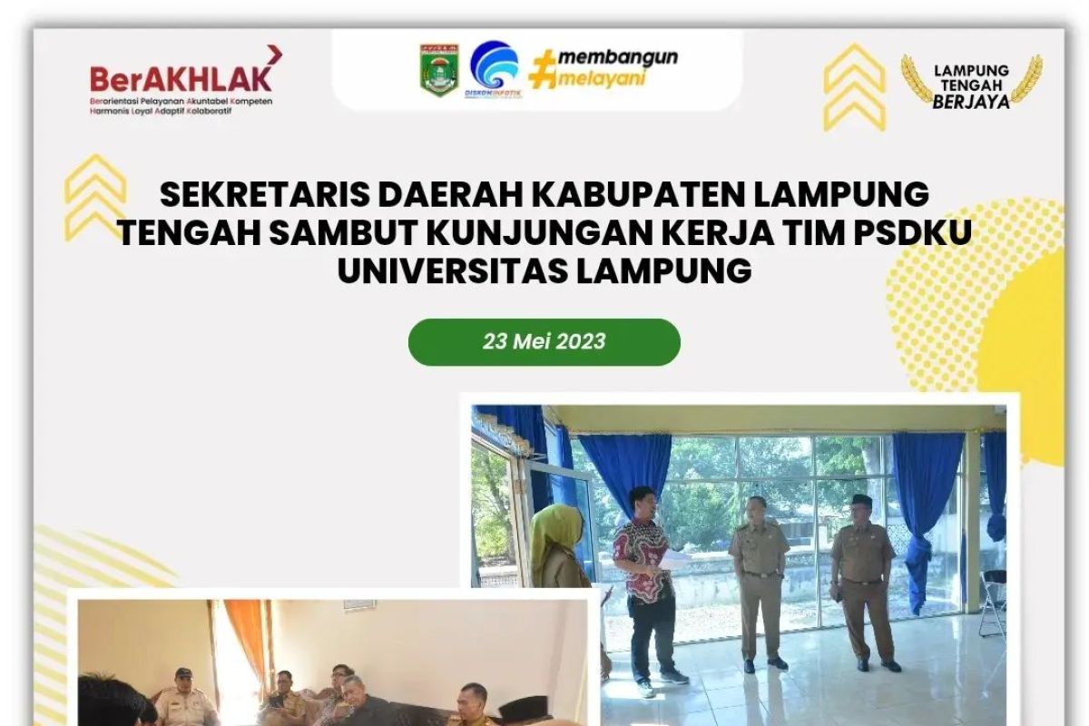 Sekda Lampung Tengah sambut kunjungan PSDKU Unila