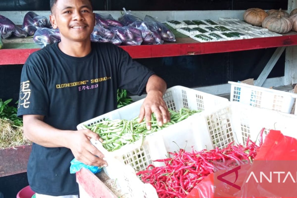 Harga cabai merah besar mencapai Rp95.000 per Kg di Pasar Phara
