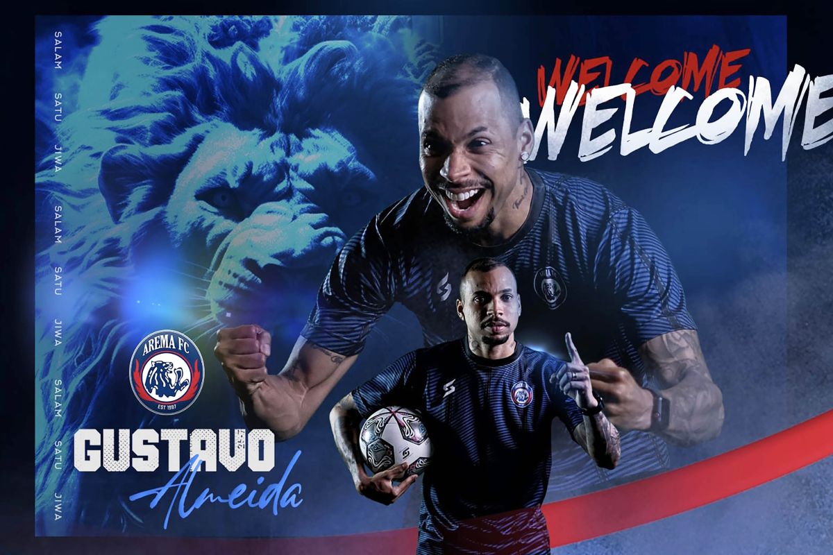 Pemain Brasil Gustavo Almeida di kontrak Arema FC