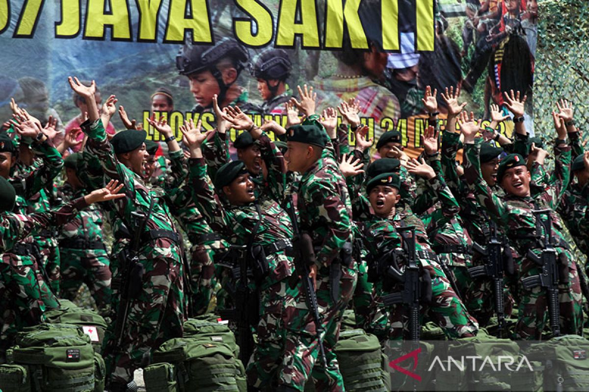 FOTO - Kepulangan Raider Khusus Satgas Pamtas RI-PNG di Aceh