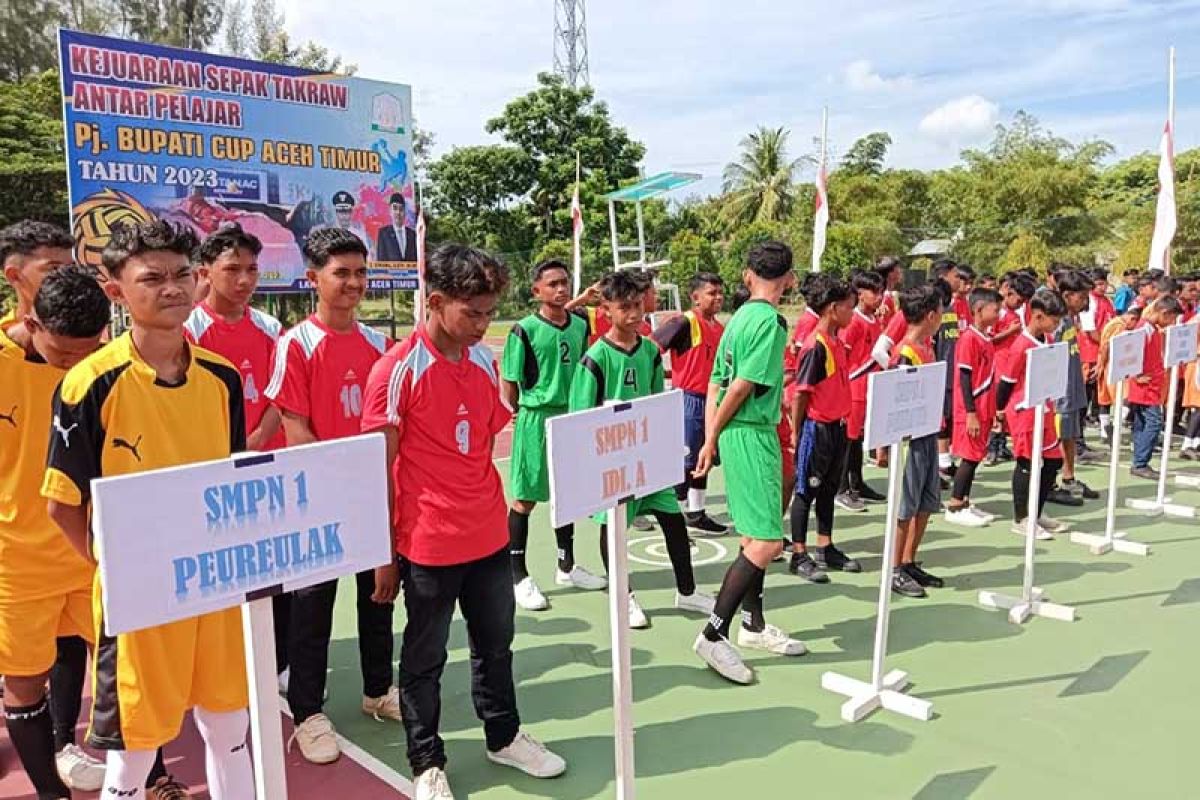 Belasan sekolah perebutkan Piala Pj Bupati Aceh Timur