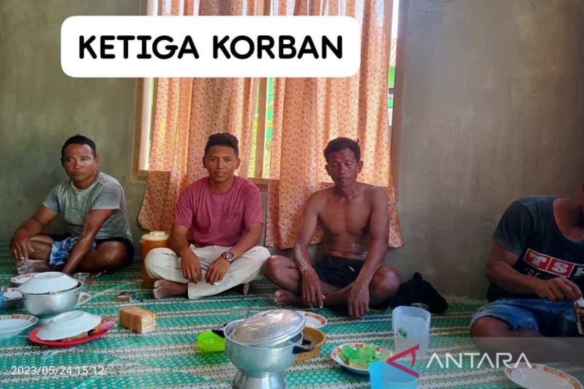 Tiga nelayan asal Pulau Buru ditemukan terdampar di Kepulauan Sula, begini penjelasannya
