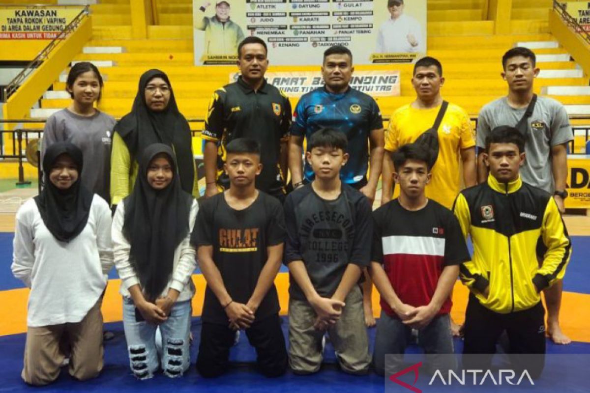 Tujuh atlet gulat junior Kalsel ikut Kejurnas