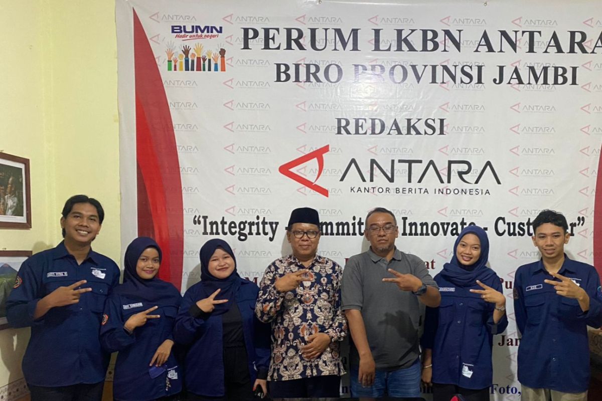 LKBN ANTARA Biro Jambi terima mahasiswa magang MKBM UIN STS Jambi