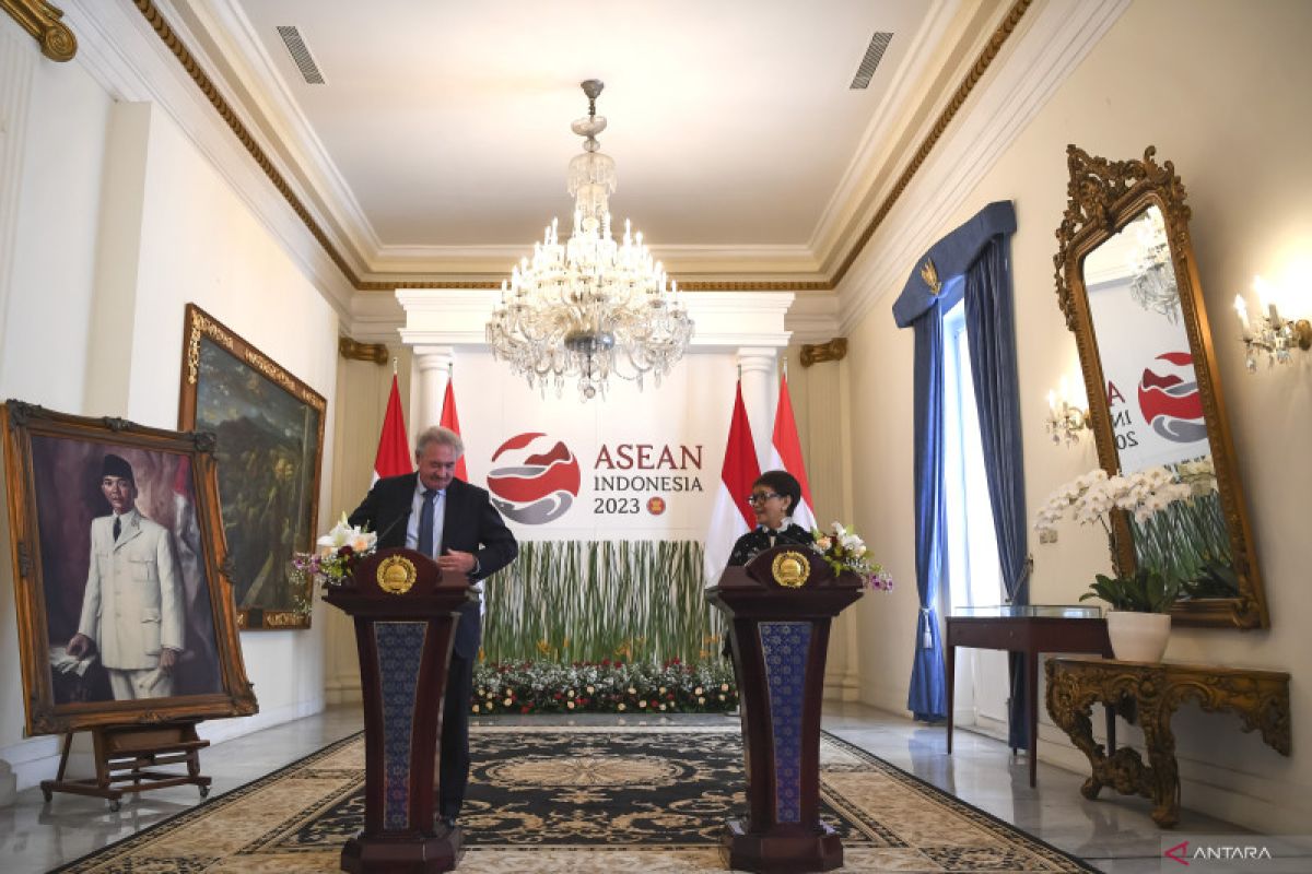 Menlu Retno apresiasi dukungan Luksemburg terhadap sentralitas ASEAN