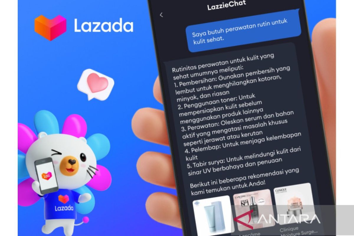Lazada buat LazzieChat, chatbot berbasis ChatGPT