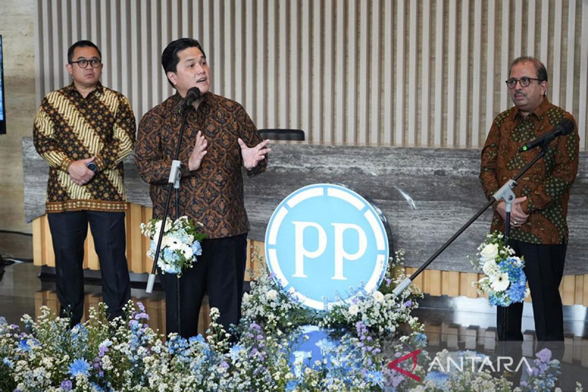 Menteri BUMN resmikan penggunaan Menara Danareksa yang dibangun PT PP