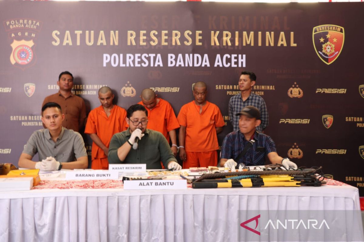 Polisi ringkus kawanan pencuri di Banda Aceh berbekal rekaman CCTV