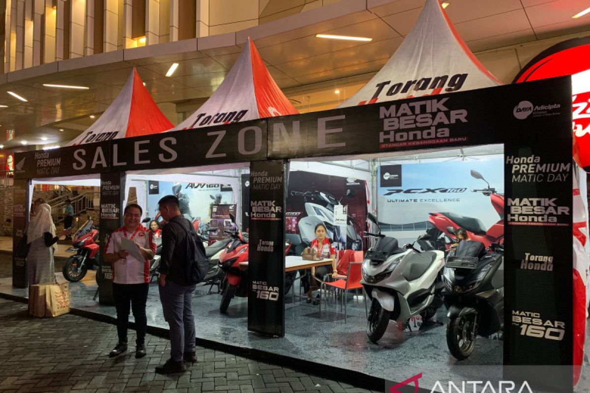 Honda skutik pameran di Megamall Manado, dapatkan promo menarik