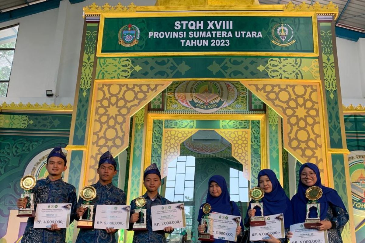 Kafilah Langkat raih nominasi juara pada STQ tingkat Sumatera Utara