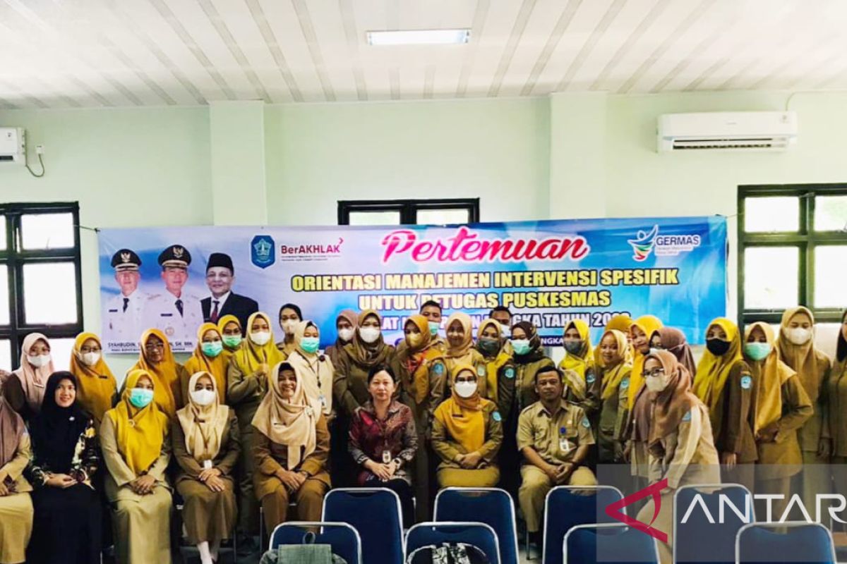 Bangka lakukan orientasi manajemen intervensi spesifik atasi stunting