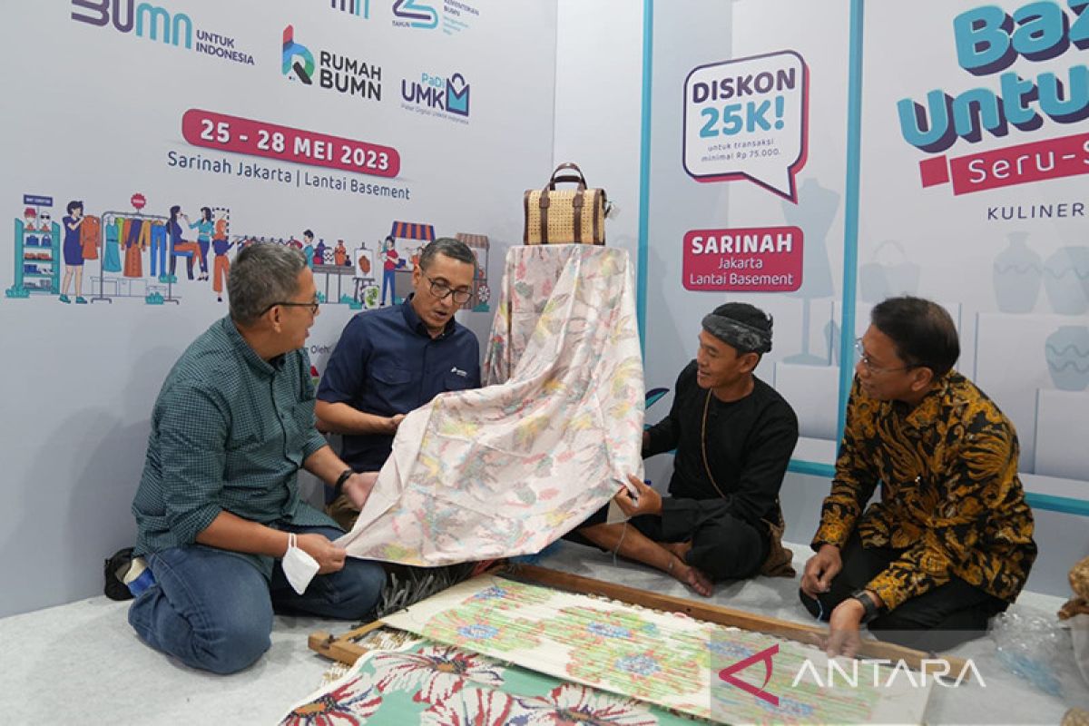 Kementerian BUMN-PGN-KAI gelar bazar UMKM di Sarinah Jakarta