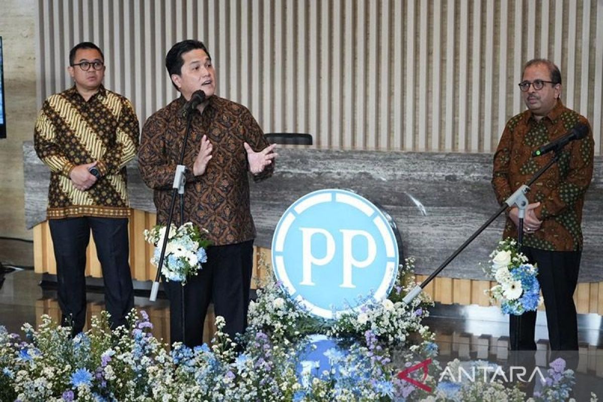 Erick Thohir resmikan penggunaan Menara Danareksa yang dibangun PT PP